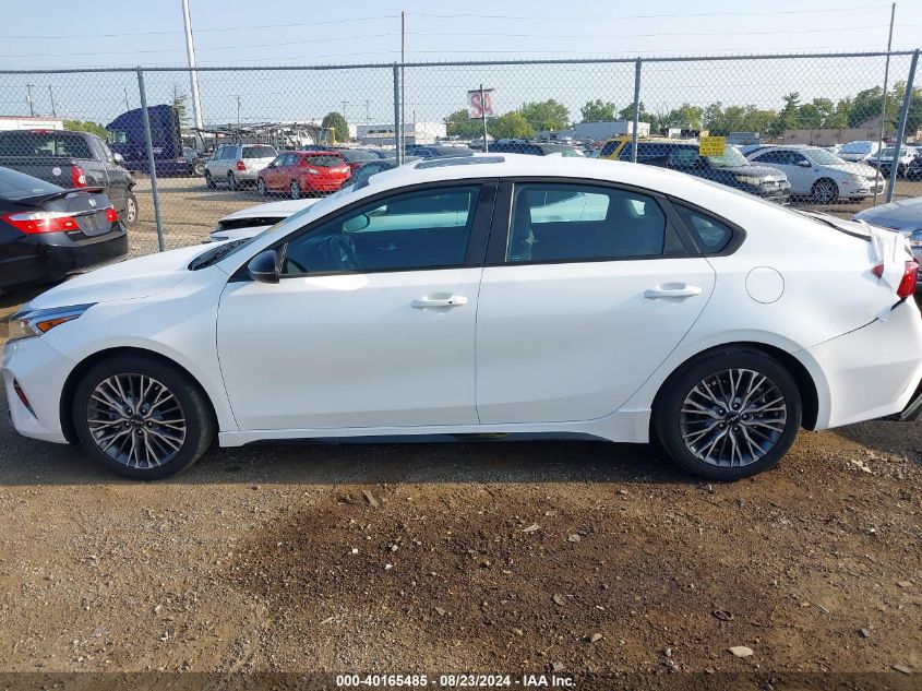 2022 Kia Forte Gt-Line VIN: 3KPF54AD0NE496873 Lot: 40165485