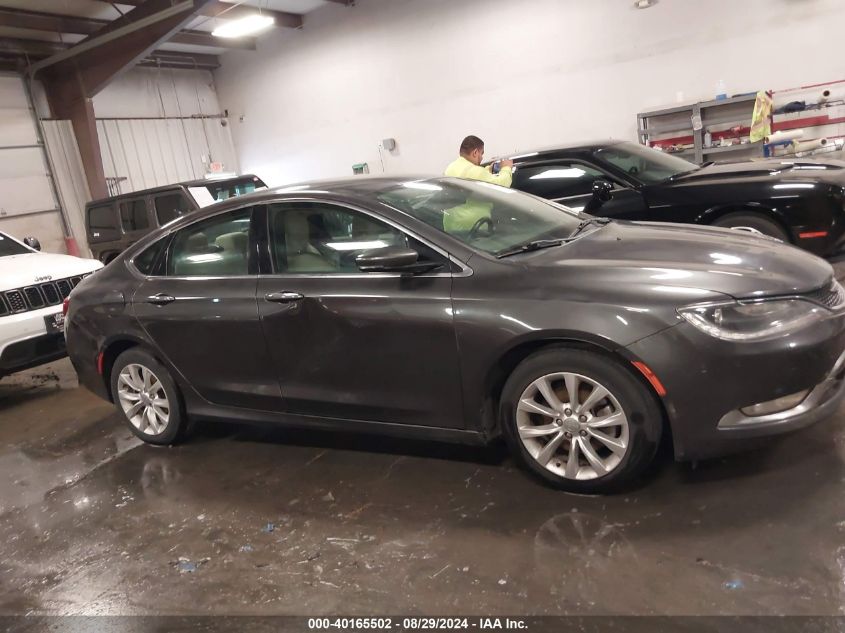 2015 Chrysler 200 C VIN: 1C3CCCCB7FN757674 Lot: 40165502