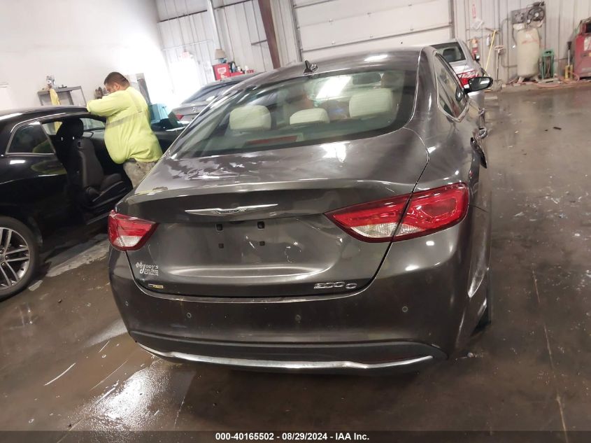 2015 Chrysler 200 C VIN: 1C3CCCCB7FN757674 Lot: 40165502