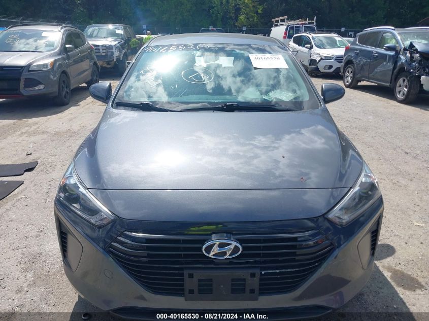 2019 Hyundai Ioniq Hybrid Blue VIN: KMHC65LC4KU107381 Lot: 40165530