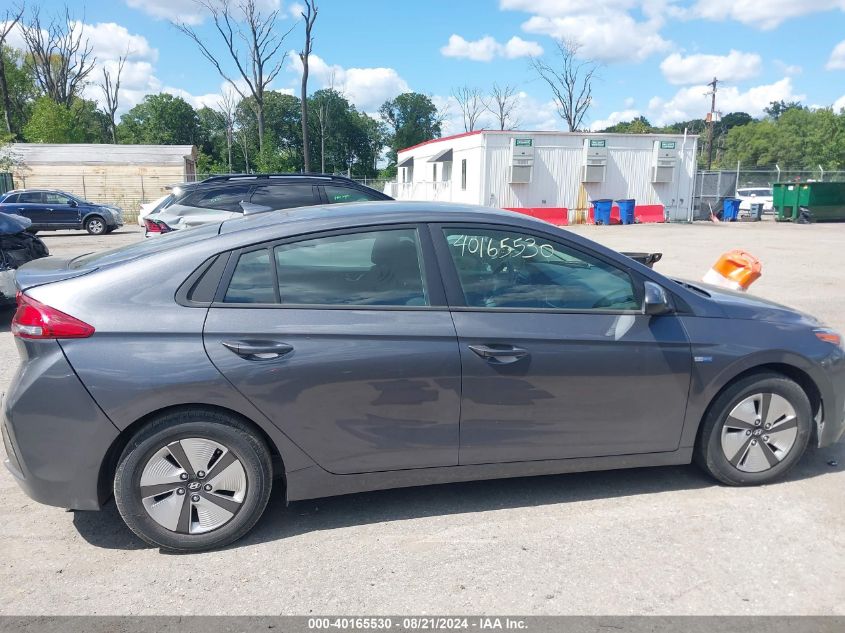 2019 Hyundai Ioniq Hybrid Blue VIN: KMHC65LC4KU107381 Lot: 40165530