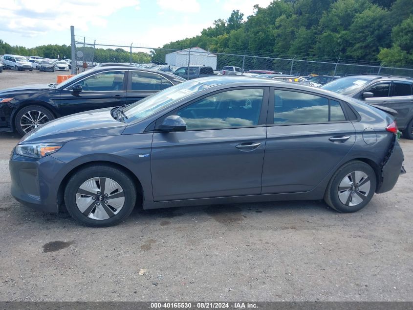 2019 Hyundai Ioniq Hybrid Blue VIN: KMHC65LC4KU107381 Lot: 40165530