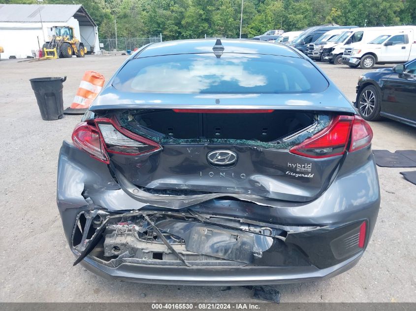 2019 Hyundai Ioniq Hybrid Blue VIN: KMHC65LC4KU107381 Lot: 40165530