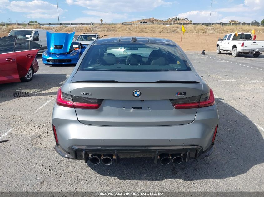 2024 BMW M3 Competition xDrive VIN: WBS43AY05RFT54389 Lot: 40165564