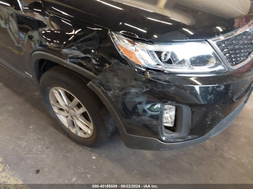 2014 Kia Sorento Lx VIN: 5XYKTCA6XEG540753 Lot: 40165589