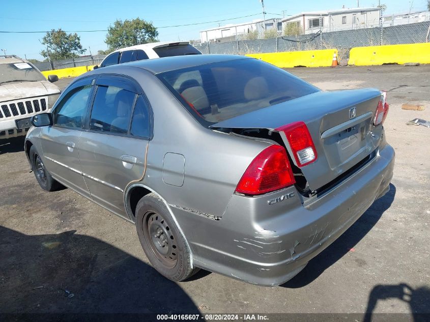 2004 Honda Civic Lx VIN: 2HGES16584H620882 Lot: 40165607