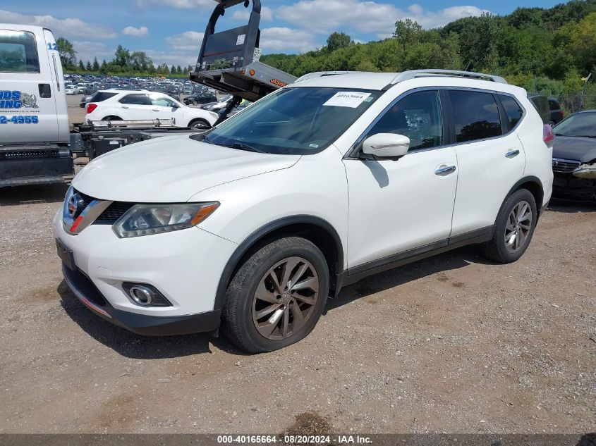 2014 Nissan Rogue Sl VIN: 5N1AT2MV7EC841635 Lot: 40165664