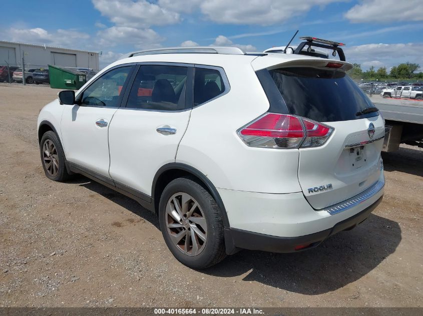 2014 Nissan Rogue Sl VIN: 5N1AT2MV7EC841635 Lot: 40165664