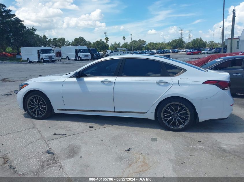 2019 Genesis G80 3.3T Sport VIN: KMTFN4JB0KU320161 Lot: 40165706