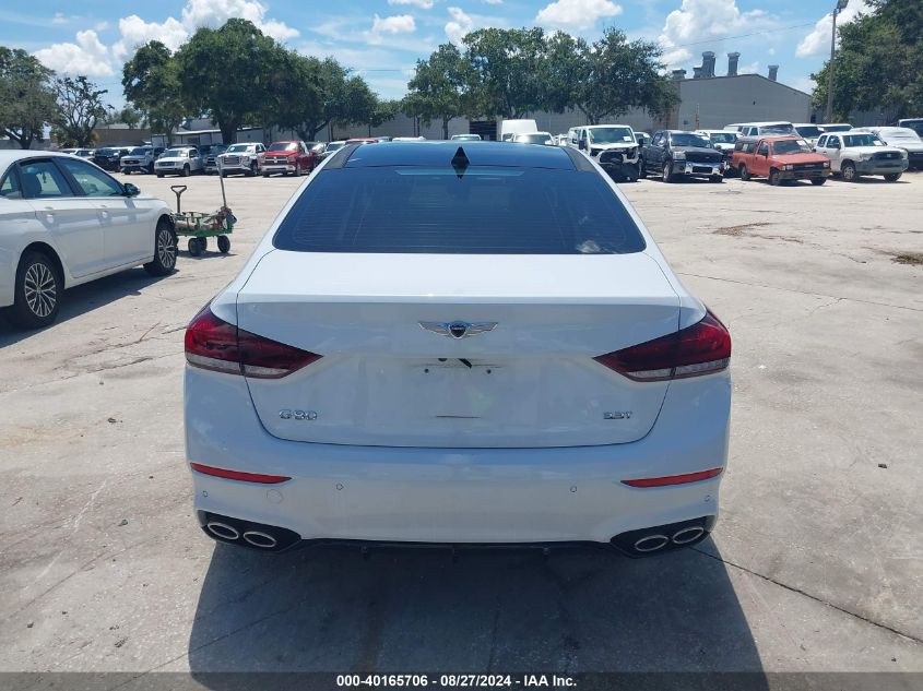 2019 Genesis G80 3.3T Sport VIN: KMTFN4JB0KU320161 Lot: 40165706