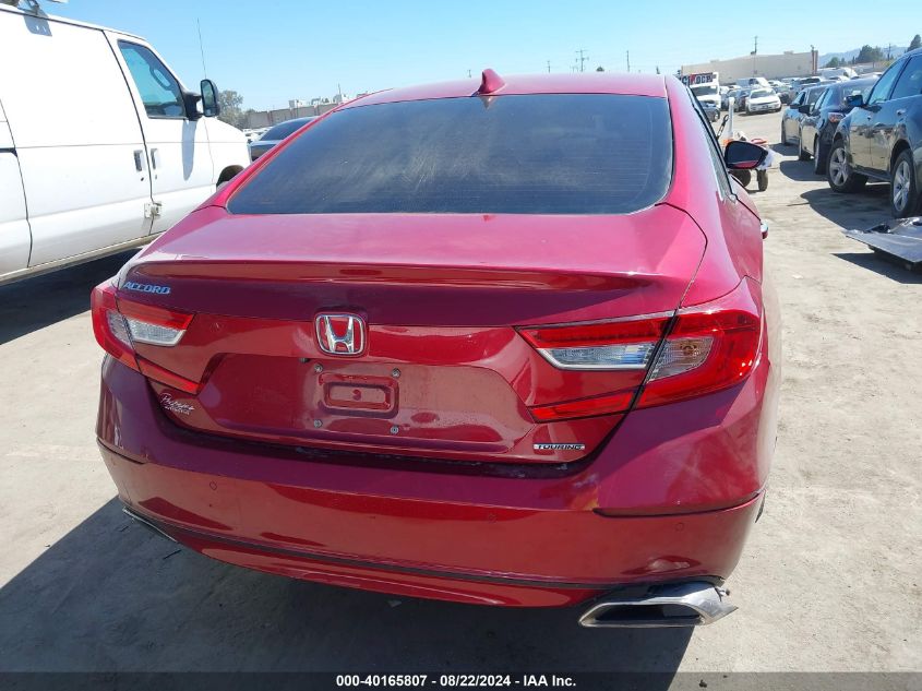 2018 Honda Accord Touring VIN: 1HGCV1F96JA047377 Lot: 40165807