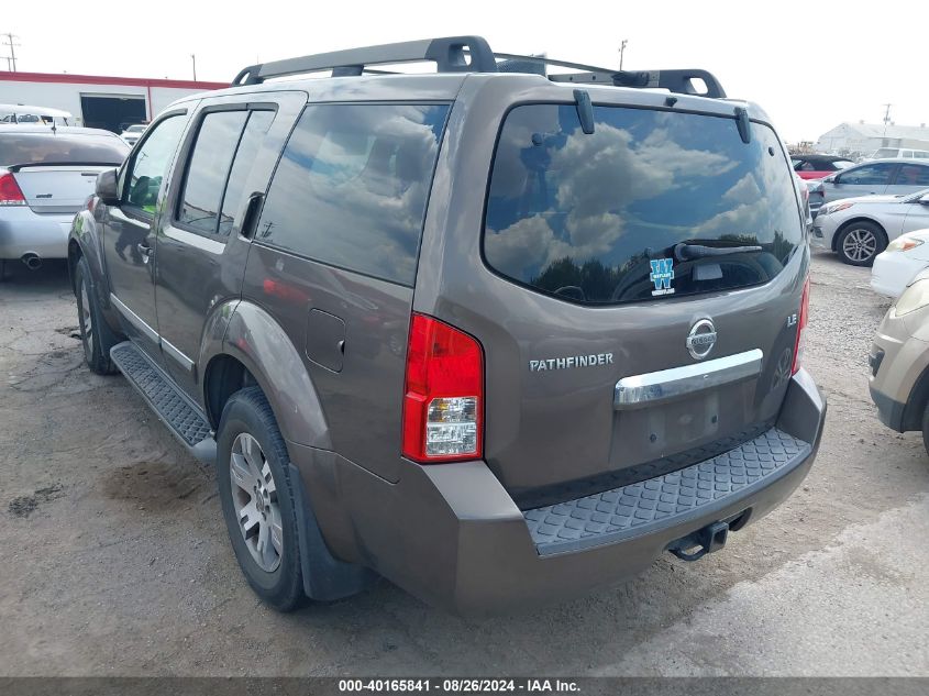 2008 Nissan Pathfinder Le VIN: 5N1AR18UX8C636566 Lot: 40165841