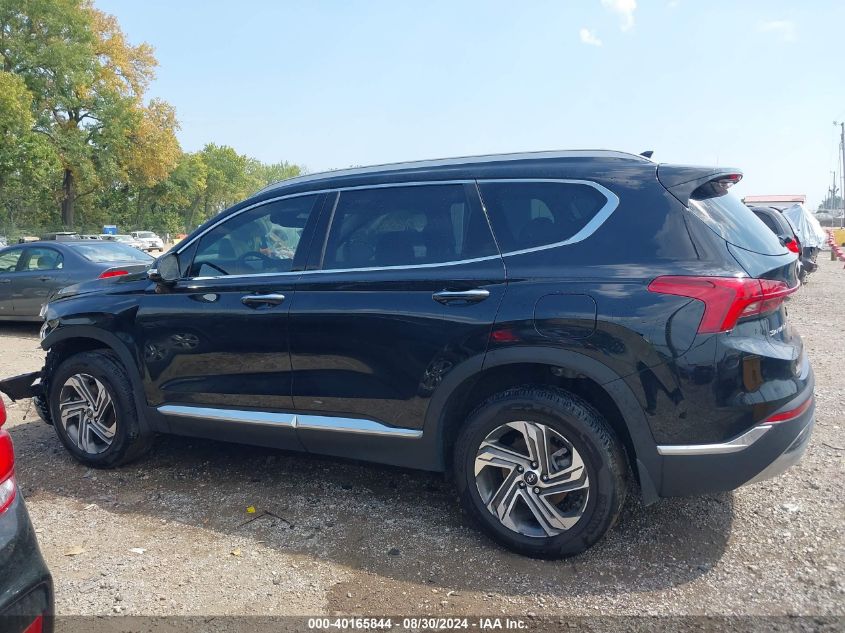 2022 Hyundai Santa Fe Sel VIN: 5NMS3DAJ4NH455262 Lot: 40165844