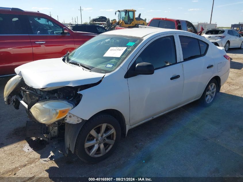 2014 Nissan Versa S/S Plus/Sv/Sl VIN: 3N1CN7APXEL829500 Lot: 40165907