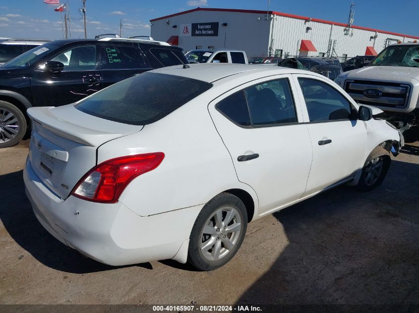 2014 Nissan Versa S/S Plus/Sv/Sl VIN: 3N1CN7APXEL829500 Lot: 40165907