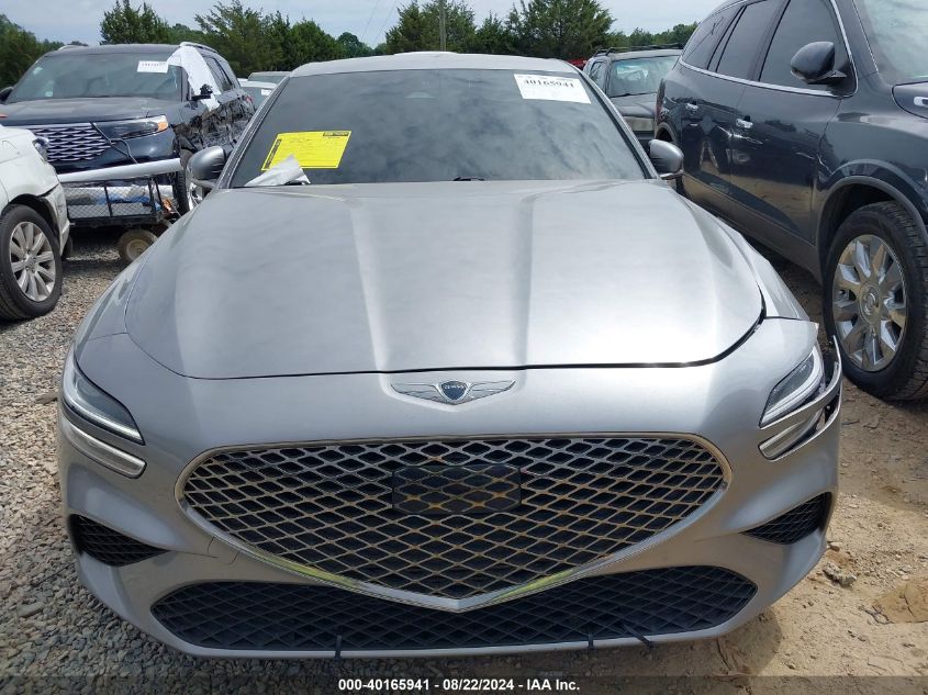 2022 Genesis G70 3.3T Rwd VIN: KMTG54TE3NU093841 Lot: 40165941