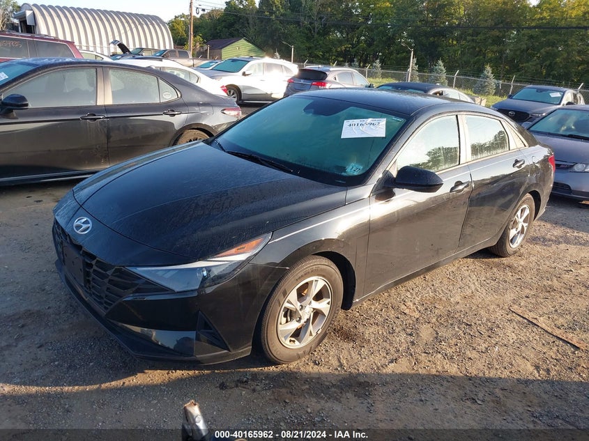 VIN 5NPLL4AG2NH075302 2022 HYUNDAI ELANTRA SE
