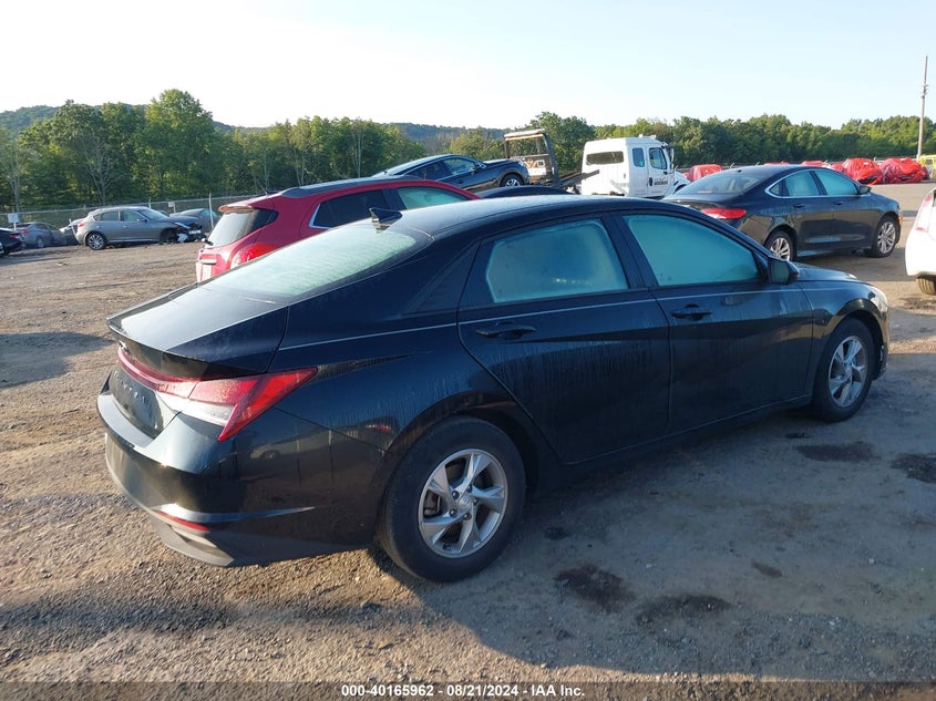 VIN 5NPLL4AG2NH075302 2022 HYUNDAI ELANTRA SE