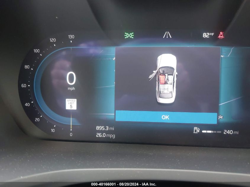 2024 Volvo S60 B5 Plus Dark Theme VIN: 7JRL12TL1RG319859 Lot: 40166001