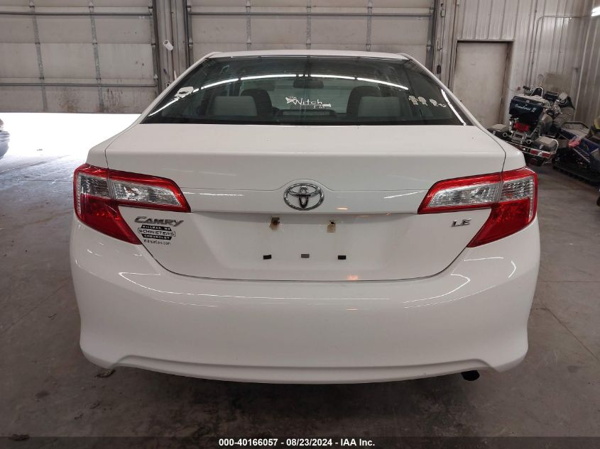 2012 Toyota Camry Le VIN: 4T1BF1FK0CU578095 Lot: 40166057