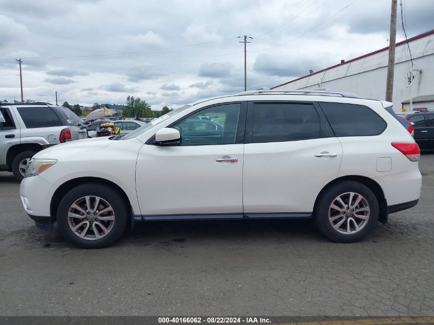 2013 Nissan Pathfinder Sv VIN: 5N1AR2MM3DC617525 Lot: 40166062