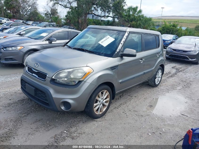 2012 Kia Soul + VIN: KNDJT2A62C7473372 Lot: 40166066