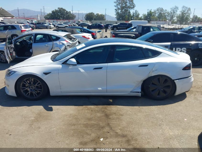 2022 Tesla Model S Dual Motor All-Wheel Drive VIN: 5YJSA1E54NF484263 Lot: 40166083