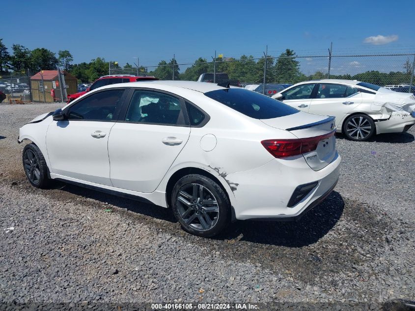 2021 Kia Forte Gt Line VIN: 3KPF34AD4ME380192 Lot: 40166105