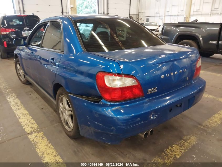 2002 Subaru Impreza Wrx VIN: JF1GD29652G521222 Lot: 40166149