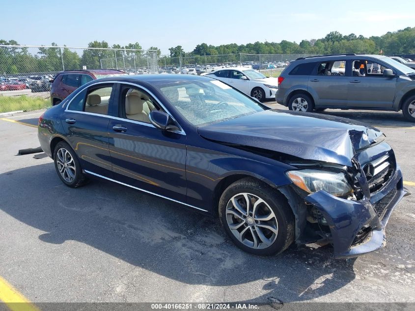 55SWF4KB4FU027273 2015 MERCEDES-BENZ C CLASS - Image 1