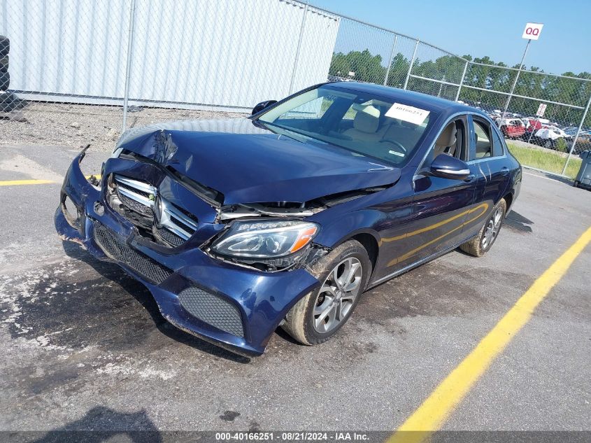 55SWF4KB4FU027273 2015 MERCEDES-BENZ C CLASS - Image 2