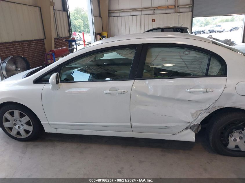 2008 Honda Civic Sdn Lx VIN: 1HGFA16568L056195 Lot: 40166257