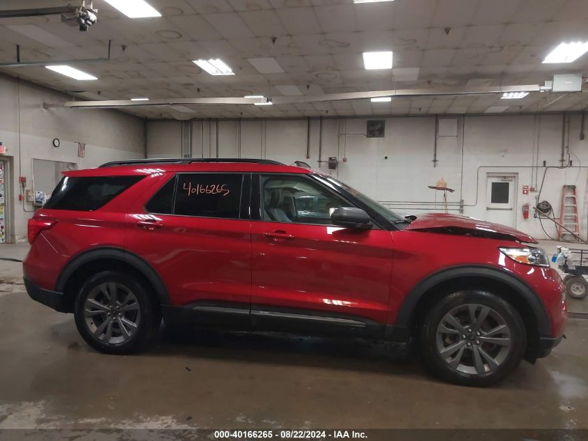 2021 Ford Explorer Xlt VIN: 1FMSK8DH9MGA20984 Lot: 40166265