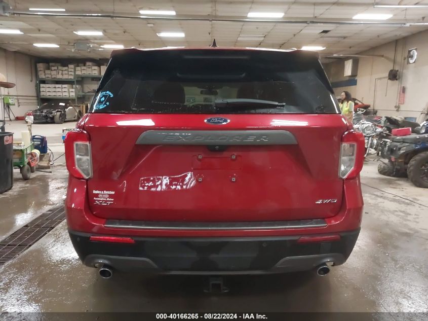 2021 Ford Explorer Xlt VIN: 1FMSK8DH9MGA20984 Lot: 40166265