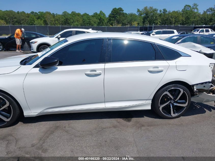 2021 Honda Accord Sport Special Edition VIN: 1HGCV1F43MA018170 Lot: 40166320