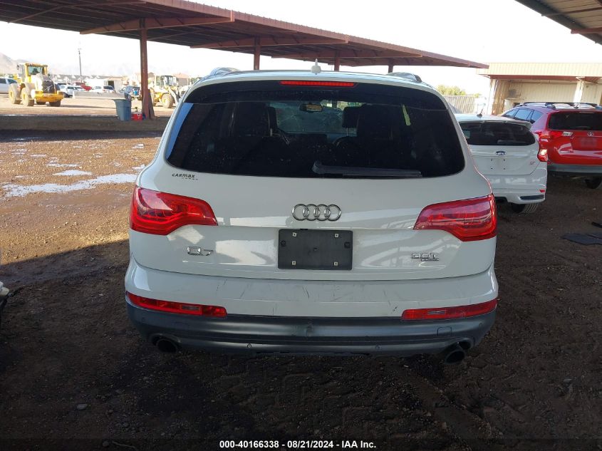 2014 Audi Q7 Premium Plus VIN: WA1LGAFE7ED011928 Lot: 40166338