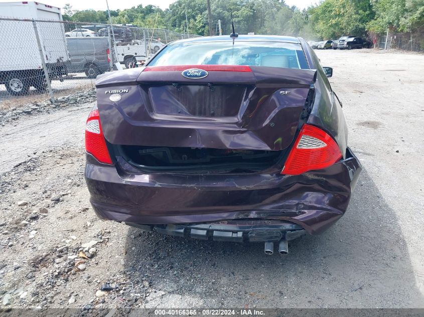 2011 Ford Fusion Se VIN: 3FAHP0HA0BR346408 Lot: 40166365