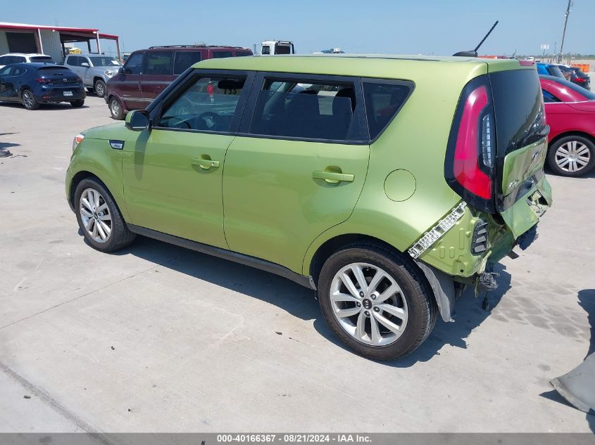 2018 Kia Soul + VIN: KNDJP3A56J7897328 Lot: 40166367