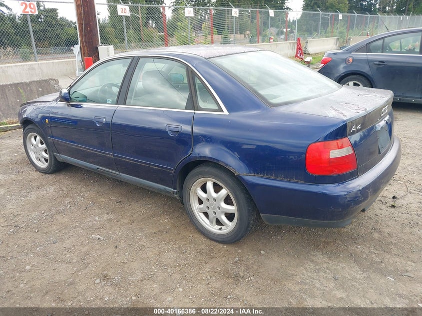 1999 Audi A4 2.8 VIN: WAUED28D6XA022972 Lot: 40166386