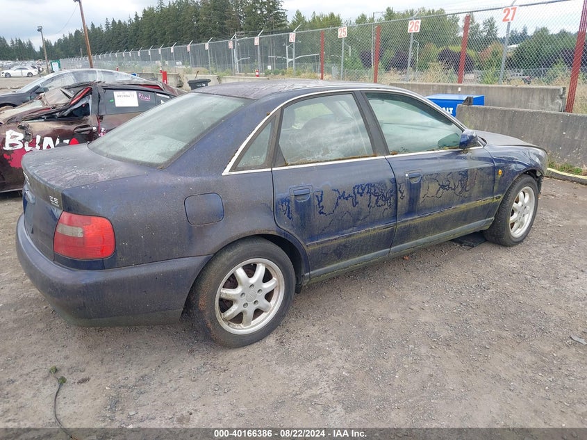 1999 Audi A4 2.8 VIN: WAUED28D6XA022972 Lot: 40166386