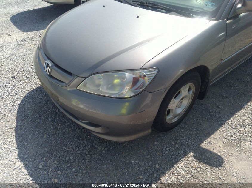 2004 Honda Civic Hybrid VIN: JHMES95694S013453 Lot: 40166418