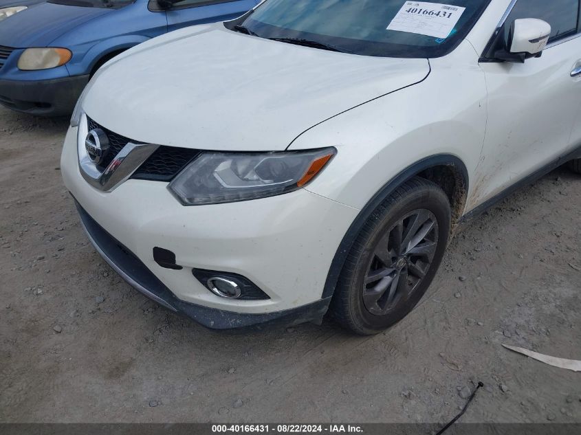 2016 Nissan Rogue Sl VIN: 5N1AT2MT4GC775868 Lot: 40166431