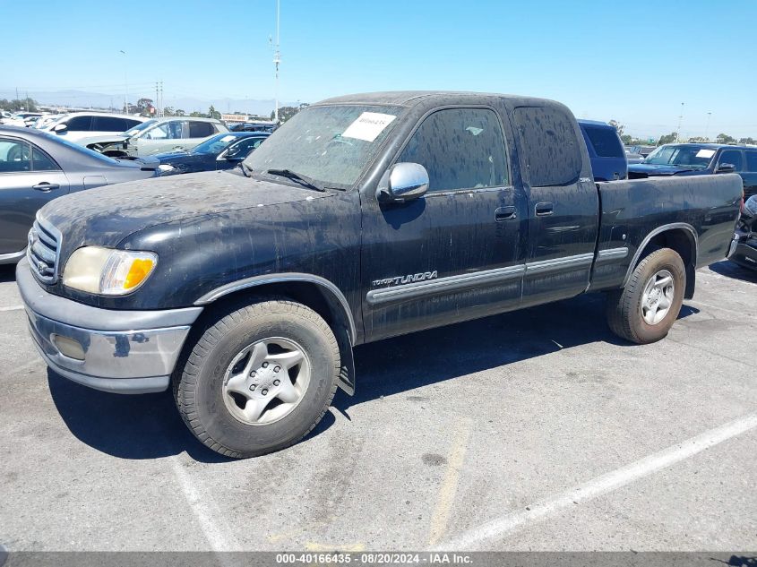 2000 Toyota Tundra Sr5 V8 VIN: 5TBRT3413YS113803 Lot: 40166435