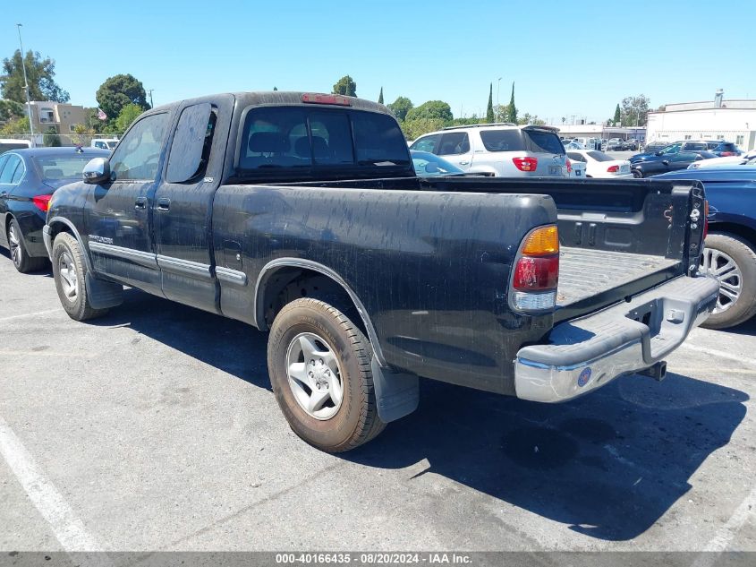 2000 Toyota Tundra Sr5 V8 VIN: 5TBRT3413YS113803 Lot: 40166435