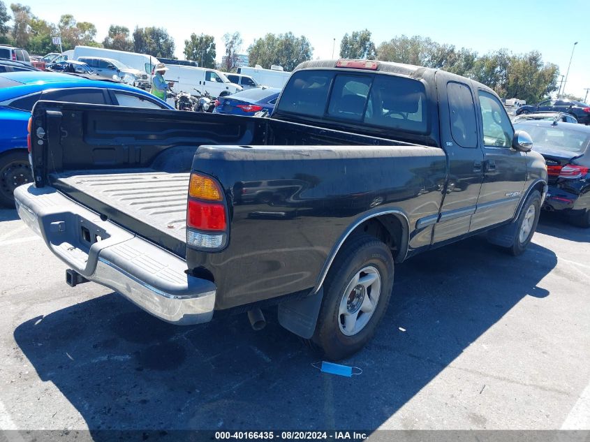 2000 Toyota Tundra Sr5 V8 VIN: 5TBRT3413YS113803 Lot: 40166435