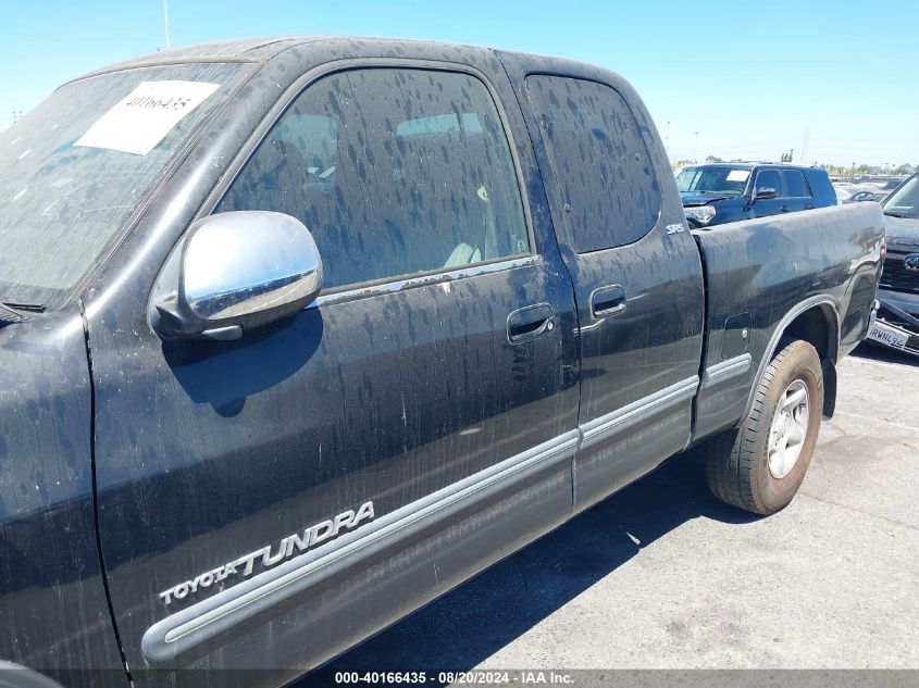 2000 Toyota Tundra Sr5 V8 VIN: 5TBRT3413YS113803 Lot: 40166435