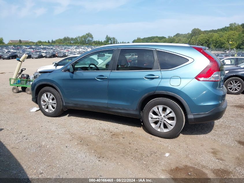 2014 Honda Cr-V Ex-L VIN: 2HKRM4H7XEH603956 Lot: 40166465