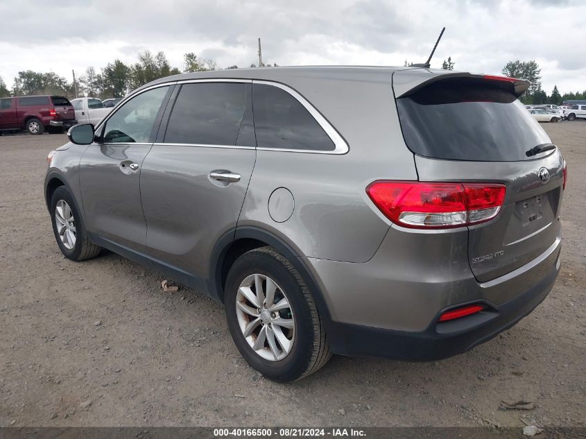 2018 Kia Sorento 2.4L L VIN: 5XYPG4A39JG341421 Lot: 40166500