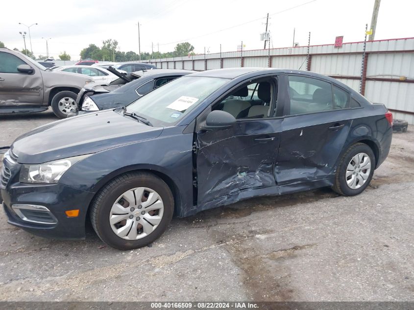 2015 Chevrolet Cruze Ls Auto VIN: 1G1PA5SG3F7278855 Lot: 40166509