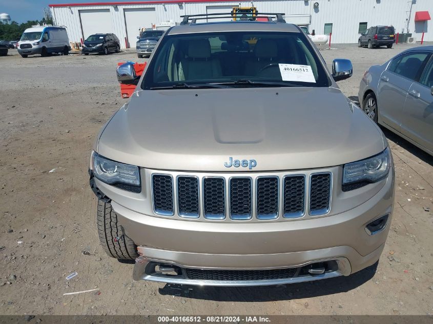 2014 Jeep Grand Cherokee Overland VIN: 1C4RJECG7EC216802 Lot: 40166512